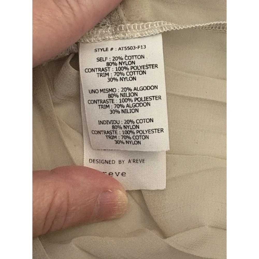 Anthropologie a'reve Sweater Womens M Soft Romantic Fairy Ethereal Feminine Lace - Picture 5 of 8